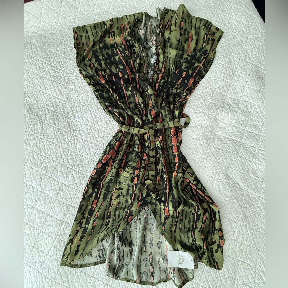 NWT Long Kimono Swimsuit Cover Up - Picture 3 of 9